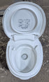 Used Thetford Toilet, High Profile, Foot Flush, Off White - Aqua - Magic V , 31652 - Young Farts RV Parts