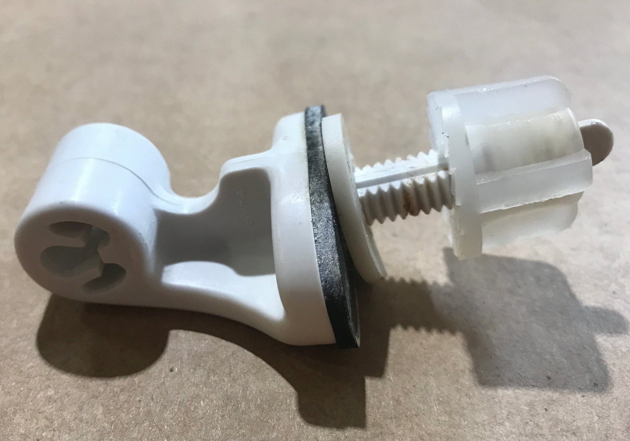 Used Thetford Toilet Seat Hinge Hardware, Single - 33059 - Young Farts RV Parts