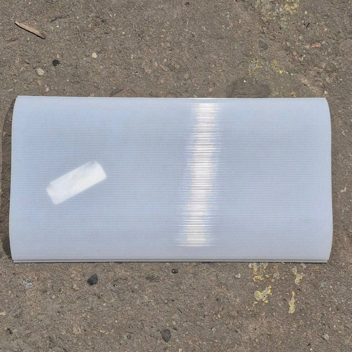 Used Thin-Lite Dual Fluorescent Light Fixture Replacement Lens for Model 330-12 - Young Farts RV Parts