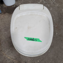 Load image into Gallery viewer, Used Toilet Complete Thetford Aqua - Magic V Toilet High Profile Plastic with Full Bowl Flush 31672 - Young Farts RV Parts