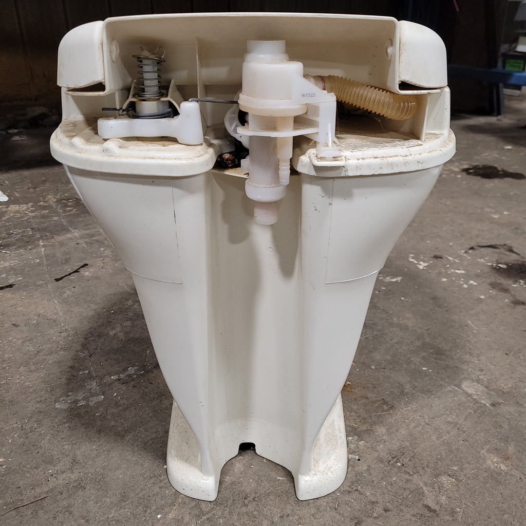 Used Toilet Complete Thetford Aqua - Magic V Toilet High Profile Plastic with Full Bowl Flush 31672 - Young Farts RV Parts