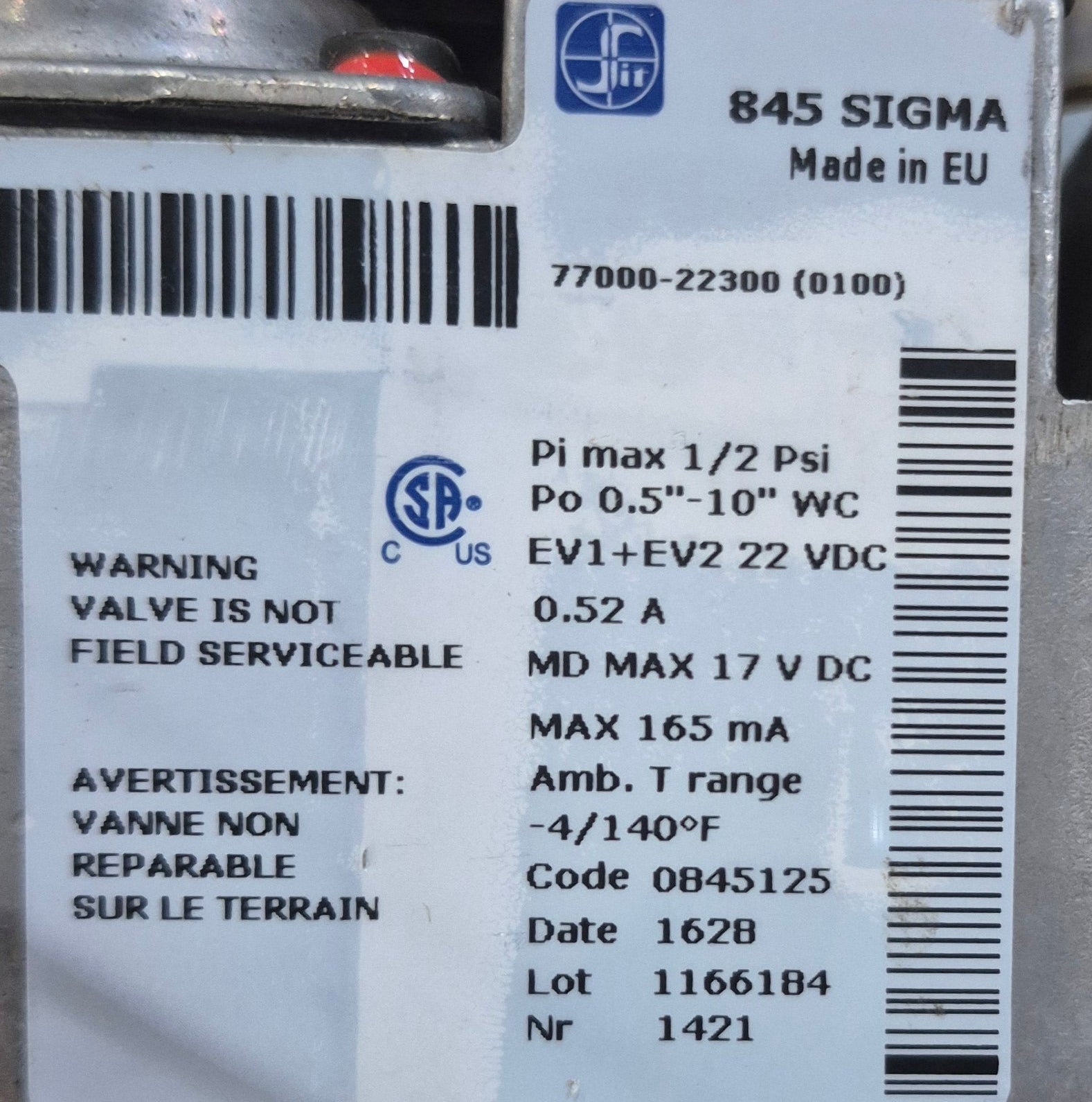 Used Truma AquaGo Replacement Gas Valve & Burner Assembly - 77000 - 90400 - Young Farts RV Parts