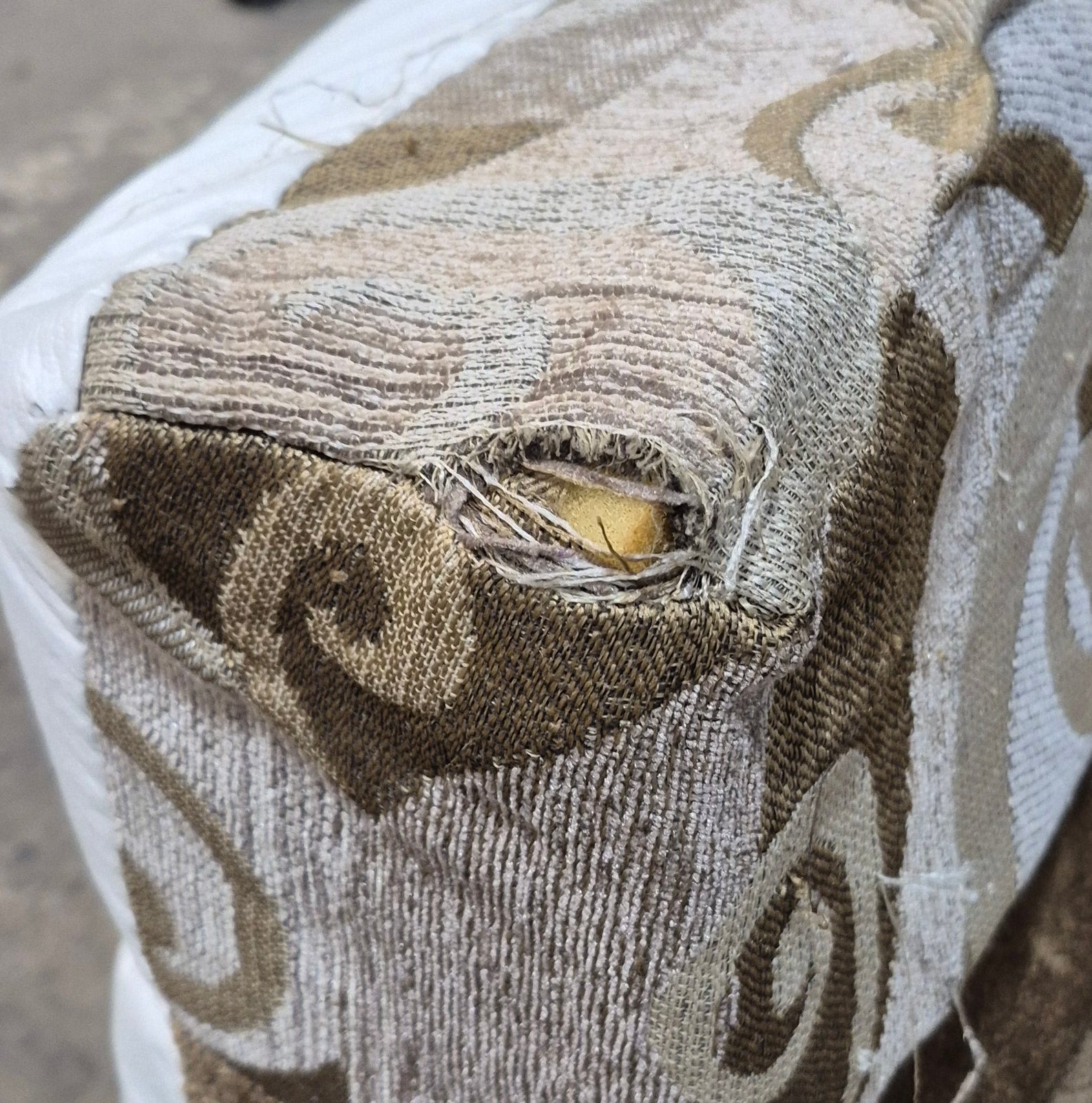 Used U - Shaped Dinette Cushion Set - 7 piece - 86" W x 17" H x 57 1/2" D - Young Farts RV Parts