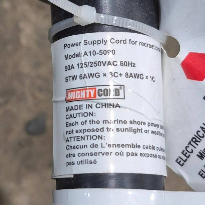 Used Valterra Mighty Cord 50A Power Cord, 25' - A10 - 5090 - Young Farts RV Parts