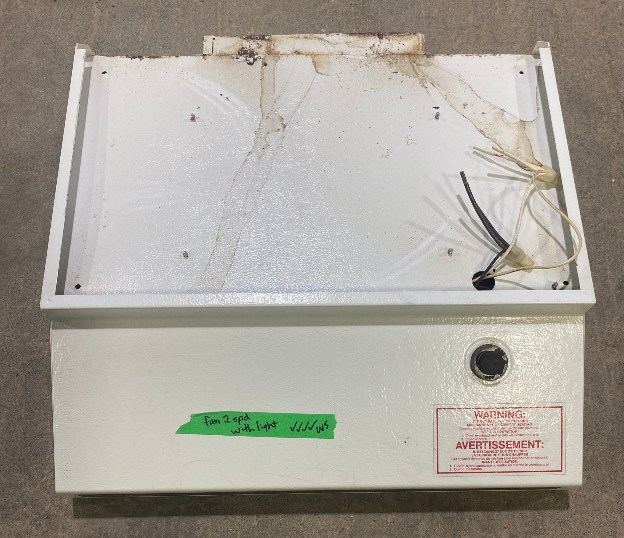 Used Ventline RV Range Hood Fan CC317 - 2 - Young Farts RV Parts