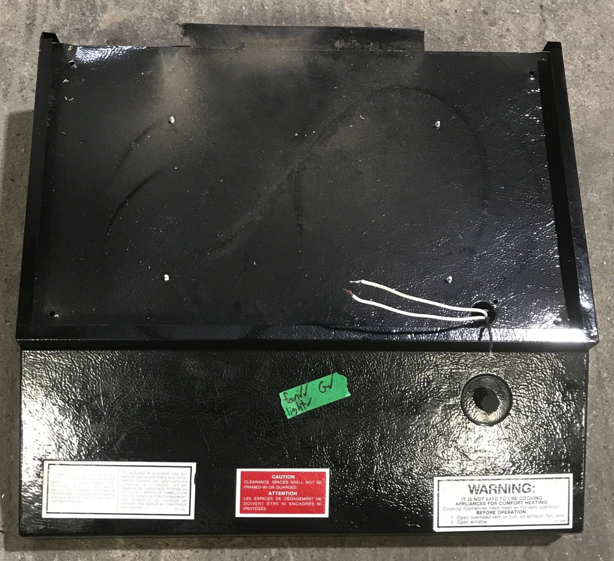 Used Ventline RV Range Hood Fan CC317 - 2 - Young Farts RV Parts