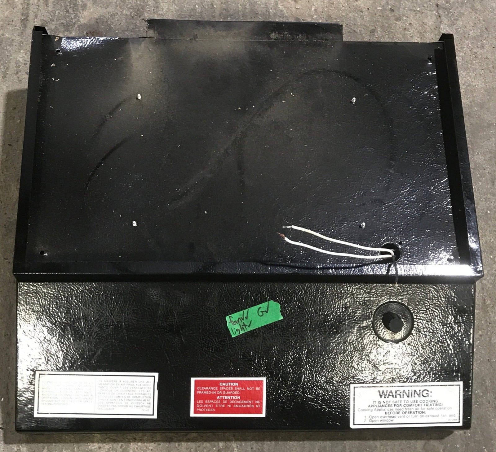 Used Ventline RV Range Hood Fan CC317 - 2 - Young Farts RV Parts