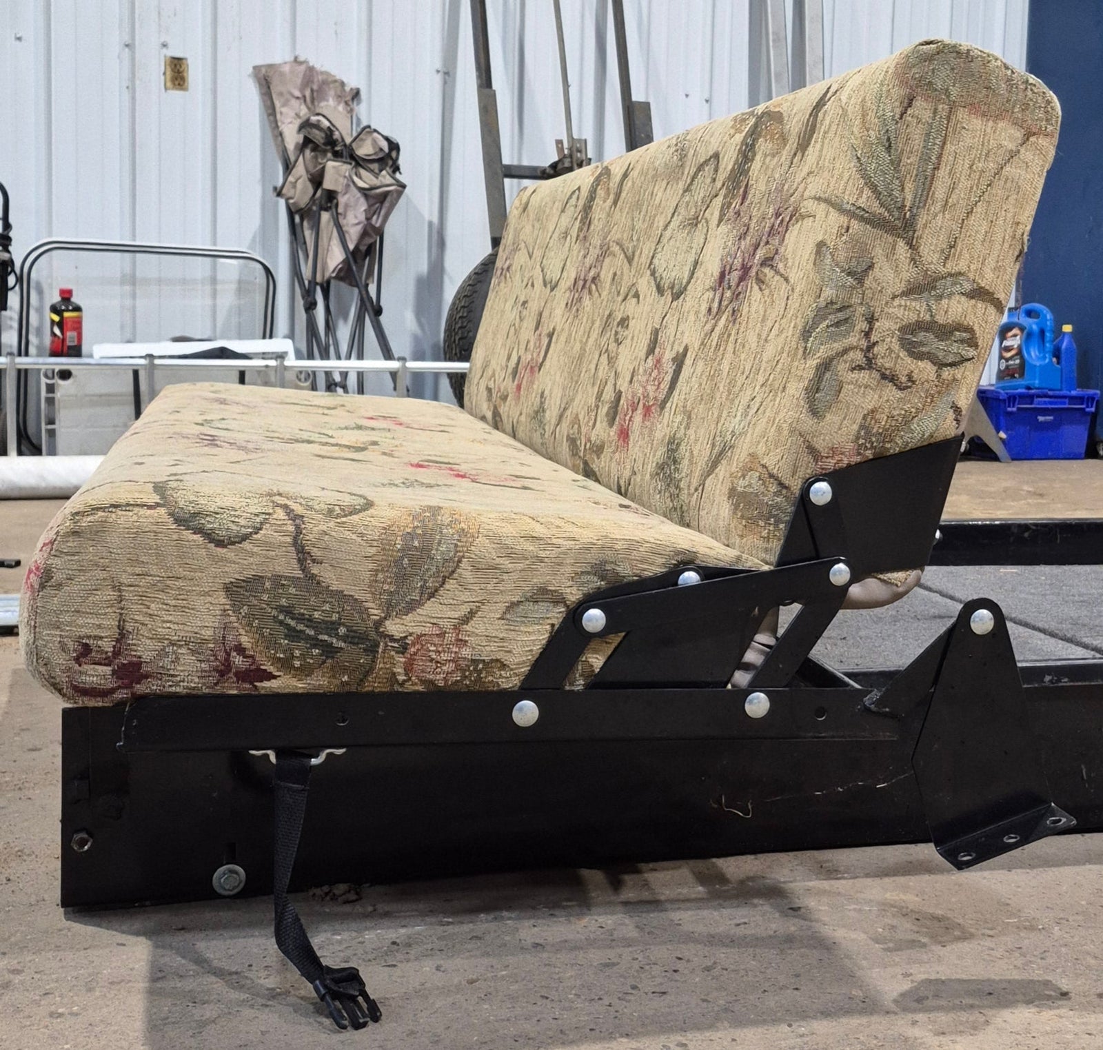 Used Wall Mount Jackknife RV Sofa 72 1/2” x 38