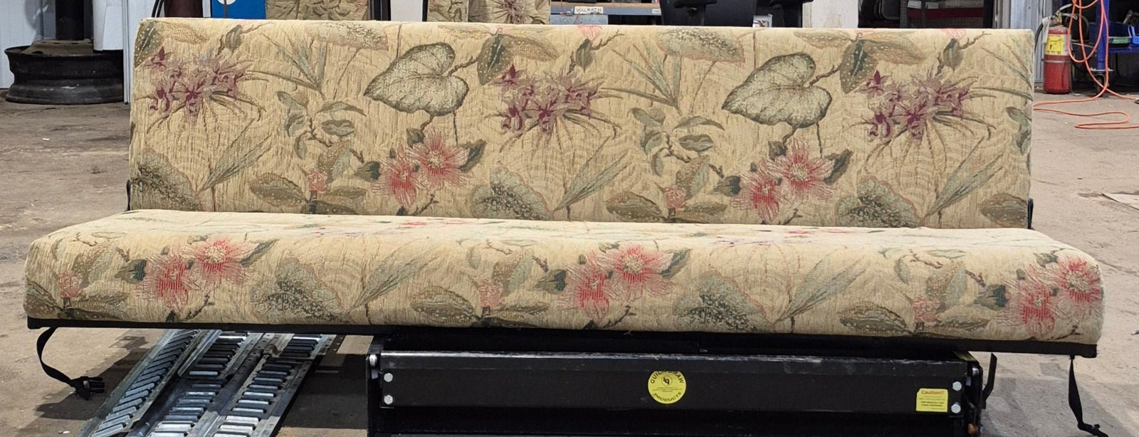 Used Wall Mount Jackknife RV Sofa 72 1/2” x 38