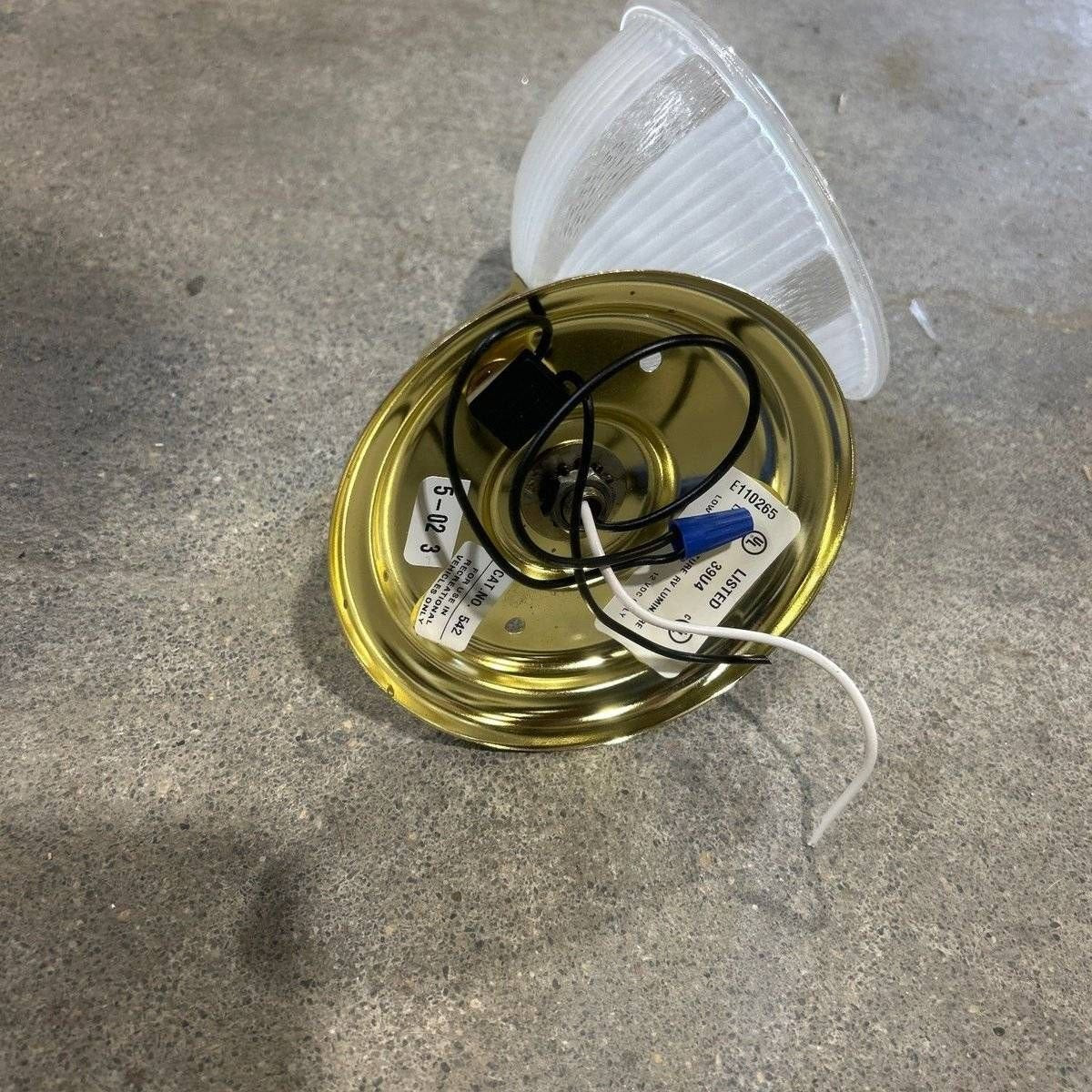 Used Wall Mount Light with Switch - Young Farts RV Parts