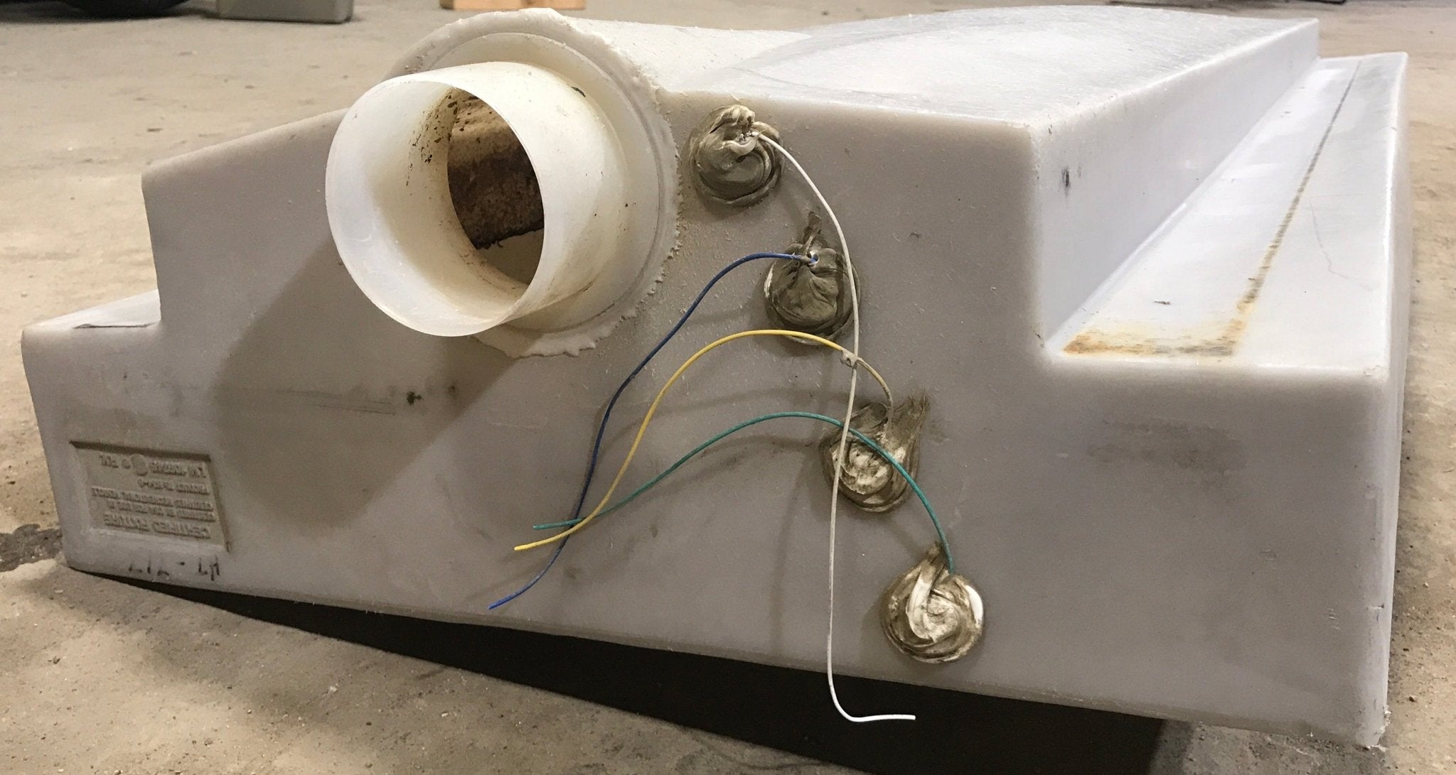 Used Waste/ Grey Water Portable Tank - 57" L x 24" W x 5" H - Young Farts RV Parts