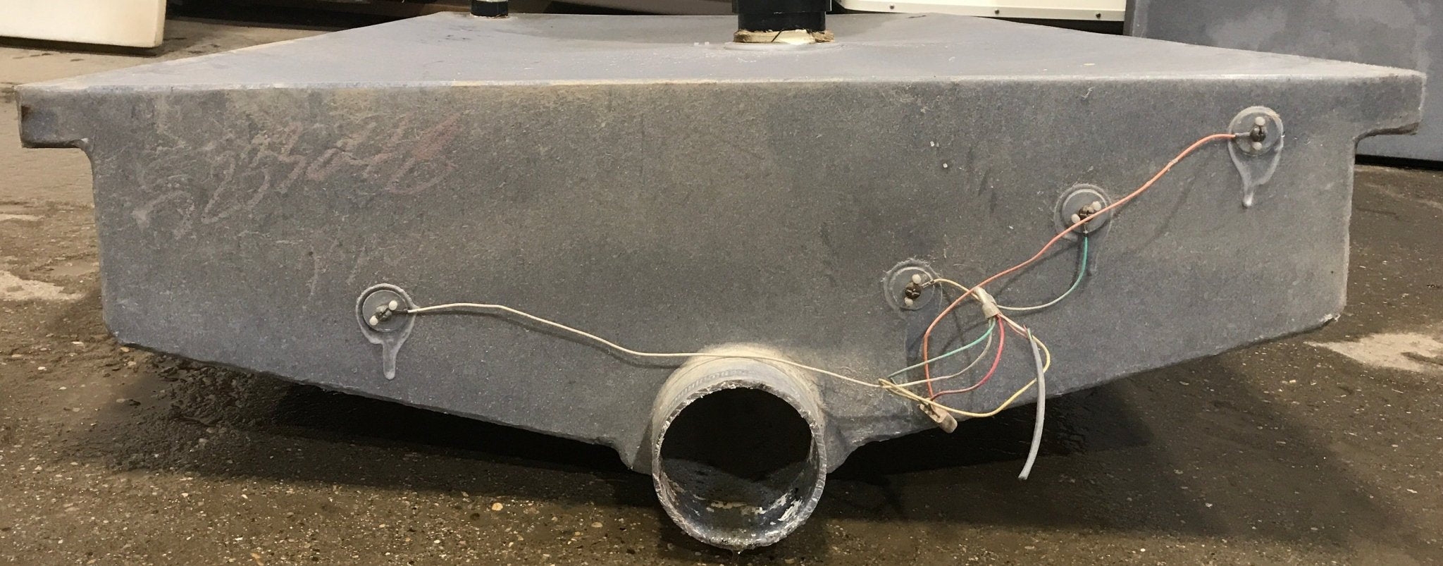 Used Waste/ Grey Water Tank 55" L x 32" W x 6" H - Young Farts RV Parts