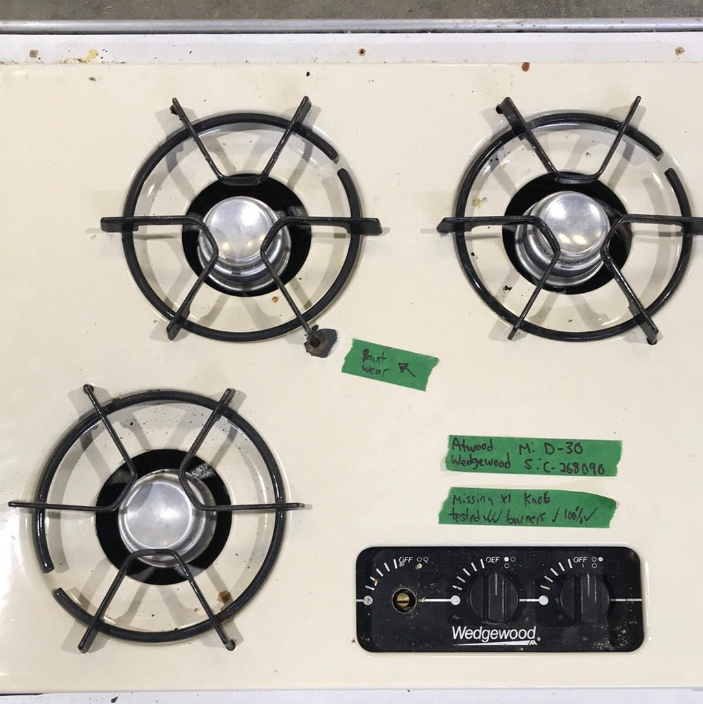 Used Wedgewood by Atwood D - 30 3 Burner Cooktop - Young Farts RV Parts