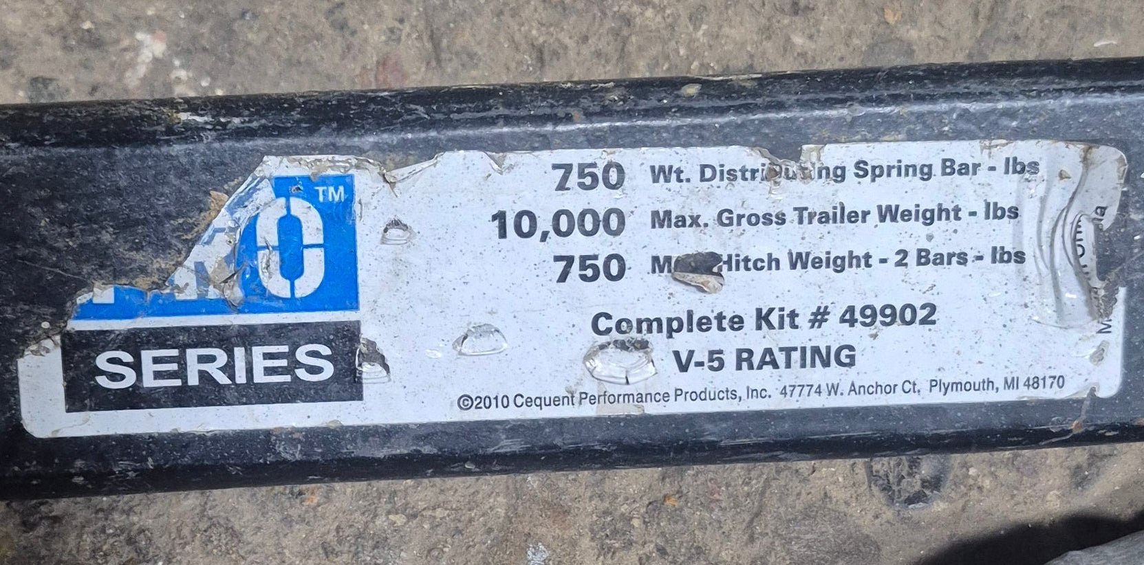 Used Weight Distribution Hitch System - Young Farts RV Parts