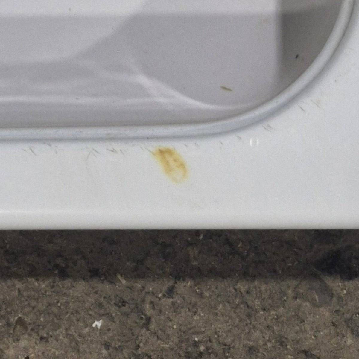 Used White Double Kitchen Sink - 29