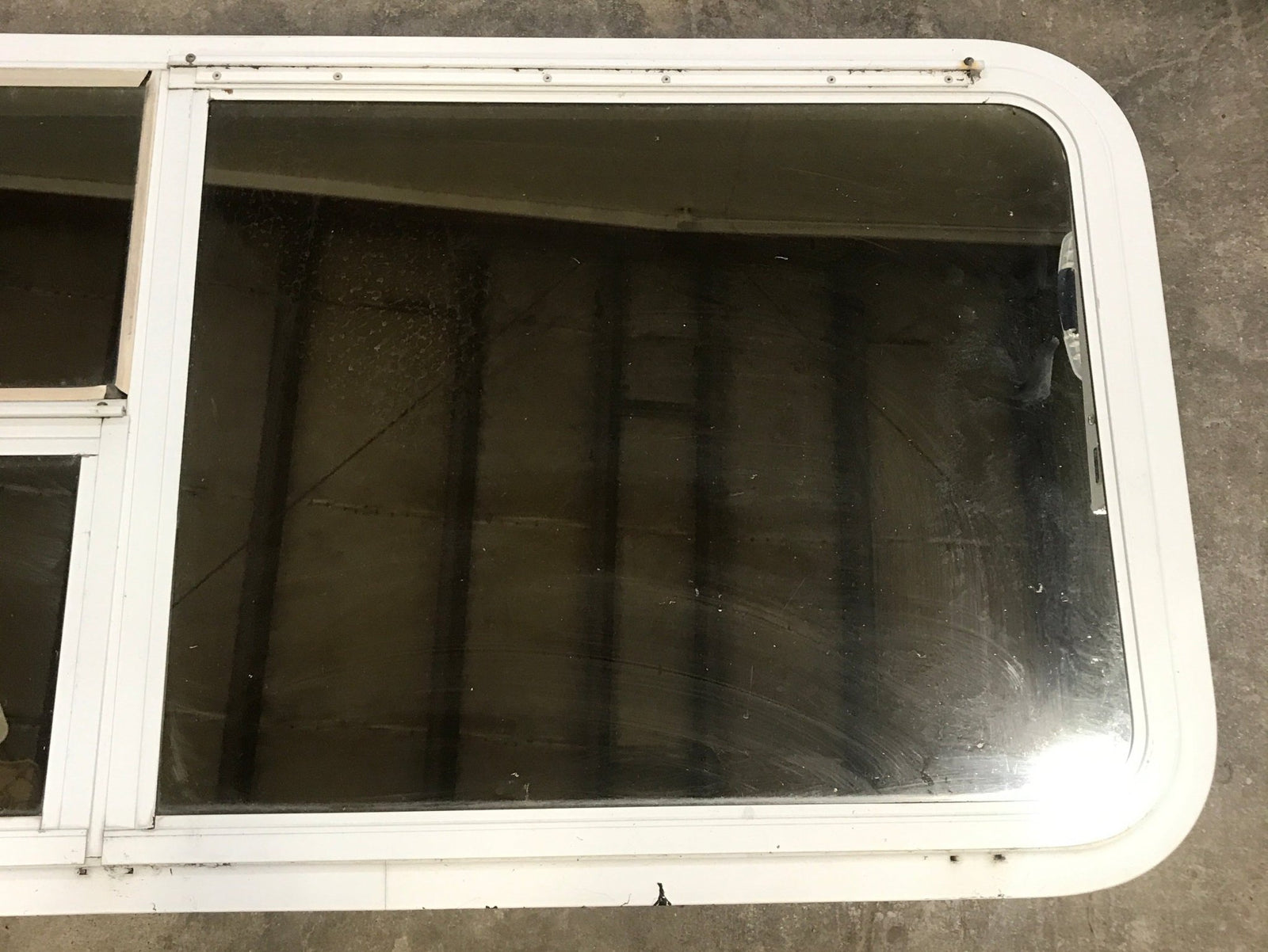Used White Emergency Opening Window : 47 1/2