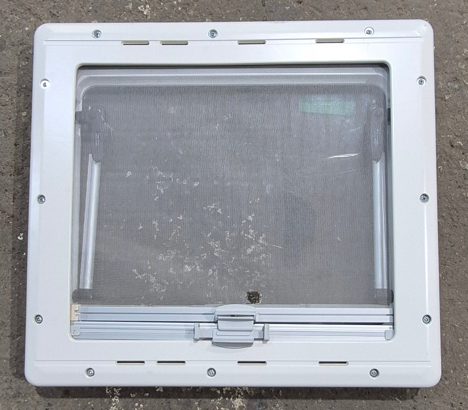 Used White Radius Emergency Opening Window : 18 7/8