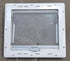 Used White Radius Emergency Opening Window : 18 7/8" W x 16 7/8" H x 1" D - Young Farts RV Parts