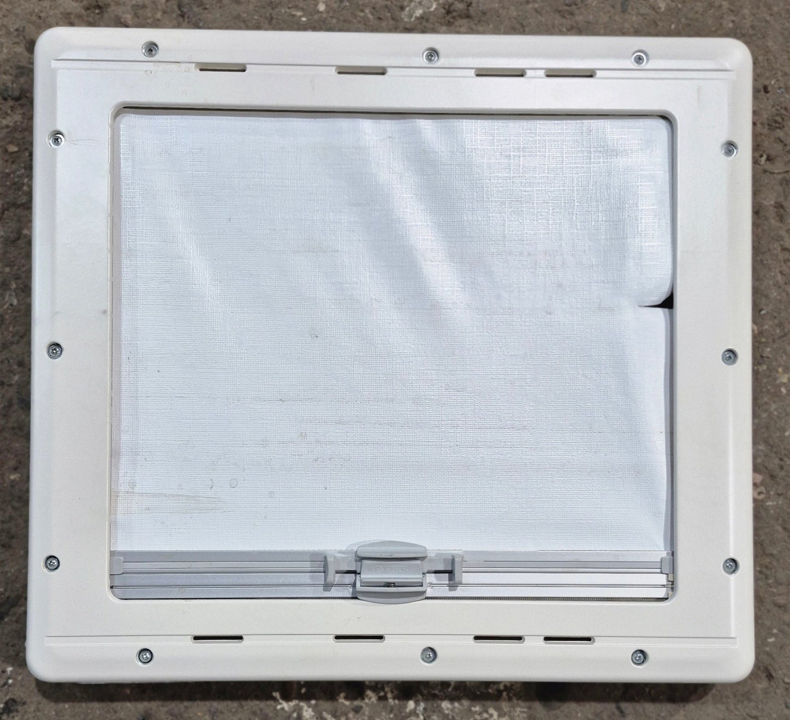 Used White Radius Emergency Opening Window : 18 7/8