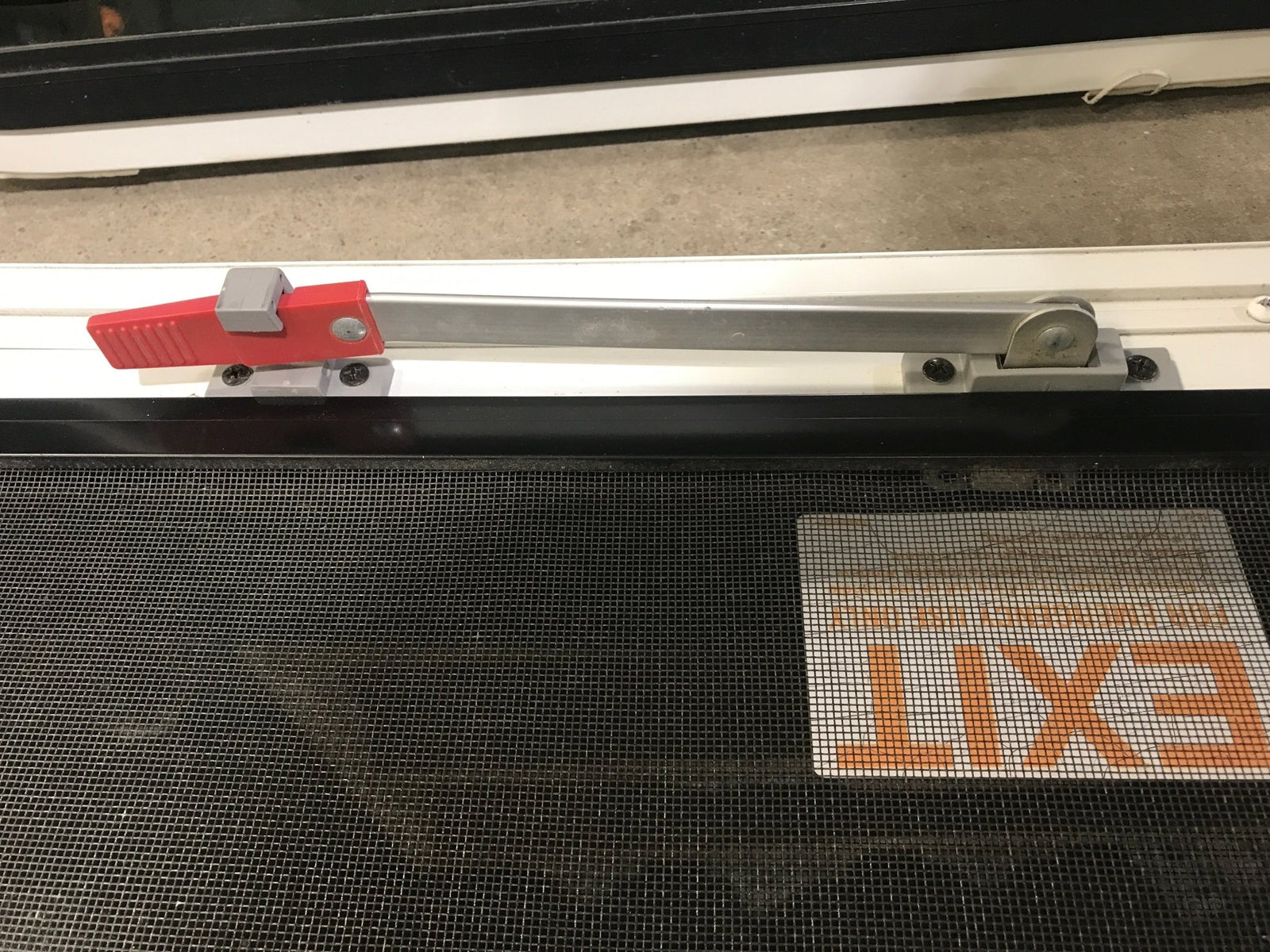 Used White Radius Emergency Opening Window : 29 1/2