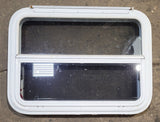 Used White Radius Emergency Opening Window : 29 1/2