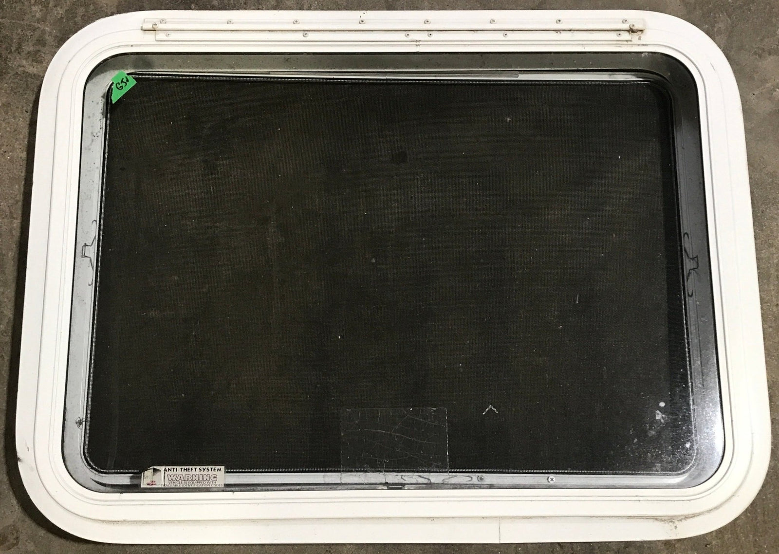 Used White Radius Emergency Opening Window : 29 1/2