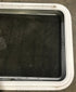 Used White Radius Emergency Opening Window : 29 1/2" W x 21 1/2" H x 1 7/8" D - Young Farts RV Parts