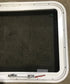 Used White Radius Emergency Opening Window : 29 1/2" W x 21 1/2" H x 1 7/8" D - Young Farts RV Parts