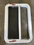 Used White Radius Emergency Opening Window : 29 1/4" W x 19 1/2" H x 1 1/2" D - Young Farts RV Parts