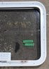 Used White Radius Emergency Opening Window : 29 1/4" W x 21 1/4" H x 1 3/4" D - Young Farts RV Parts