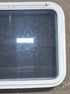 Used White Radius Emergency Opening Window : 29 1/4" W x 21 1/4" H x 1 7/8" D - Young Farts RV Parts