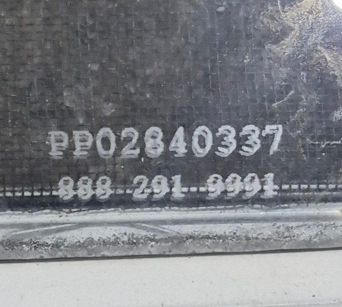 Used White Radius Emergency Opening Window : 29 1/4