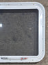 Used White Radius Emergency Opening Window : 29 1/4" W x 21 1/4" H x 1 7/8" D - Young Farts RV Parts