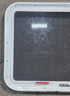 Used White Radius Emergency Opening Window : 29 1/4" W x 21 1/4" H x 1 7/8" D - Young Farts RV Parts