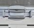 Used White Radius Emergency Opening Window : 34 3/4" W x 16 7/8" H x 1 1/8" D - Young Farts RV Parts