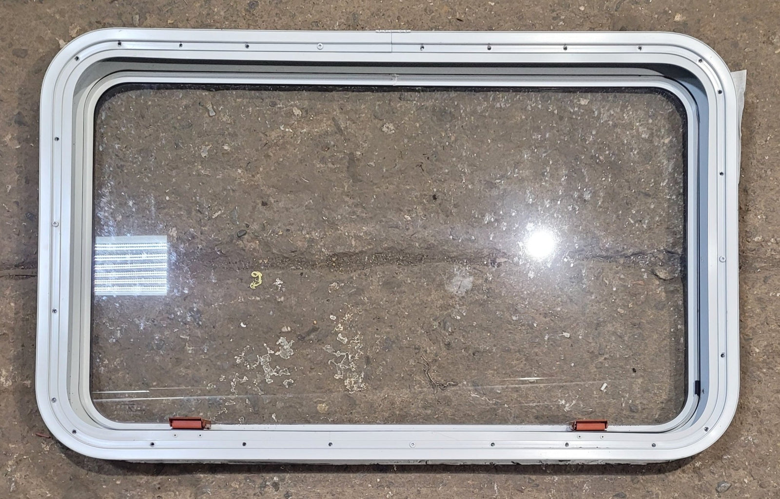 Used White Radius Emergency Opening Window : 35 1/2