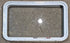 Used White Radius Emergency Opening Window : 35 1/2" W x 21 1/4" H x 1 7/8" D - Young Farts RV Parts