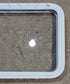 Used White Radius Emergency Opening Window : 35 1/2" W x 21 1/4" H x 1 7/8" D - Young Farts RV Parts