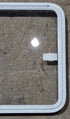 Used White Radius Emergency Opening Window : 35 1/2" W x 29 1/2" H x 2" D - Young Farts RV Parts