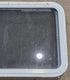 Used White Radius Emergency Opening Window : 35 1/4" W x 21 1/4" H x 1 7/8" D - Young Farts RV Parts