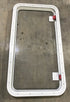 Used White Radius Emergency Opening Window : 41 1/2" X 21 1/2" X 2" D - Young Farts RV Parts