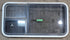 Used White Radius Emergency Opening Window : 41 1/4" W x 21 1/4" H x 1 3/4" D - Young Farts RV Parts