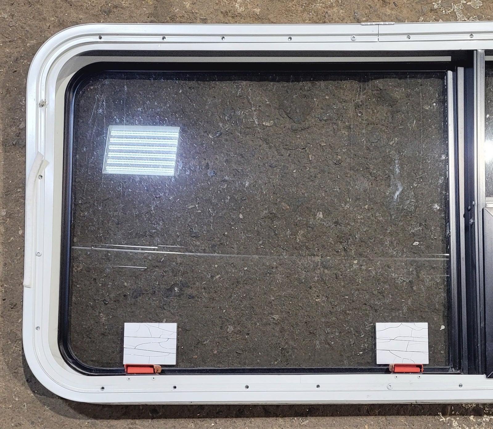 Used White Radius Emergency Opening Window : 41 1/4