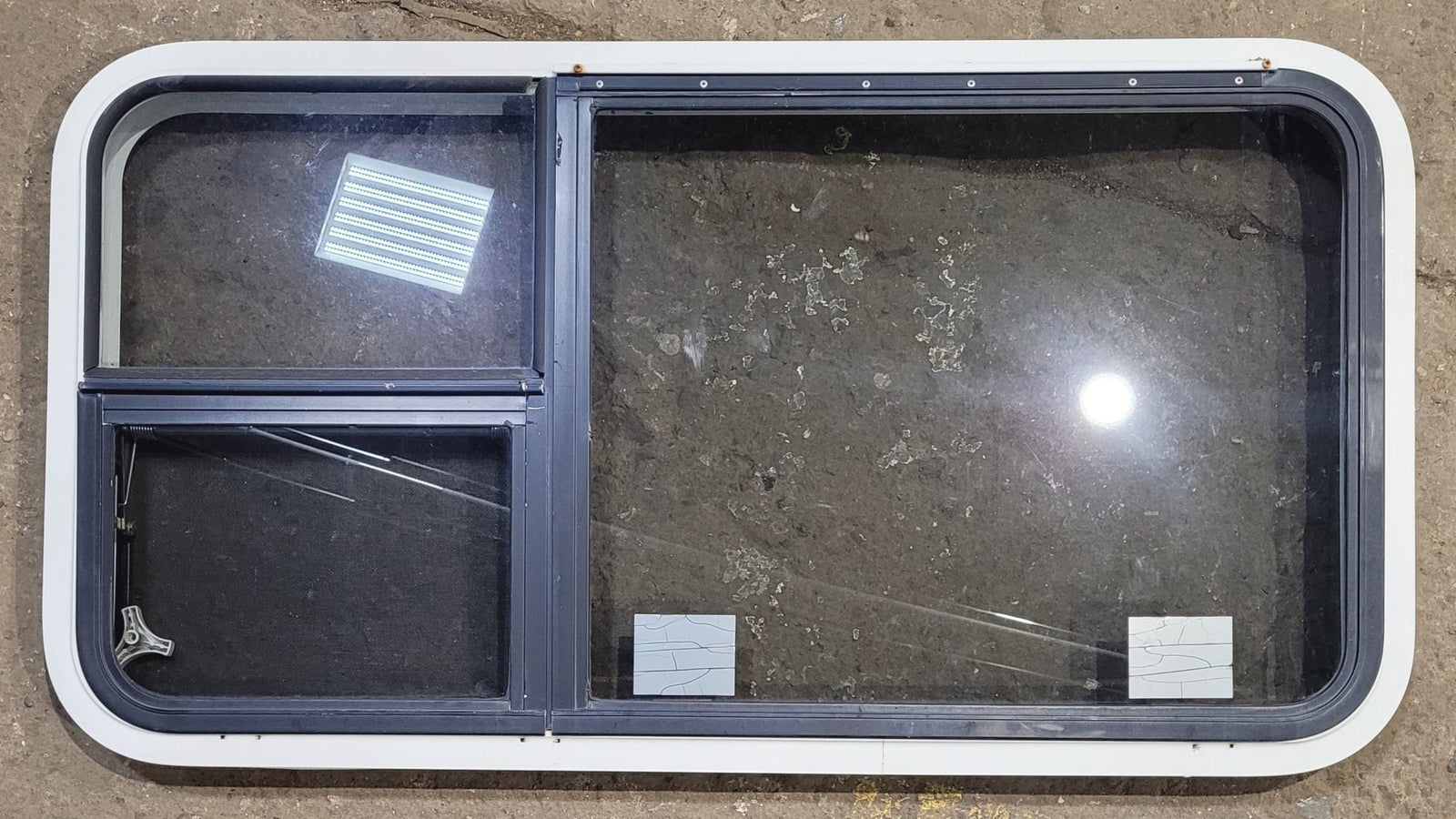 Used White Radius Emergency Opening Window : 41 1/4