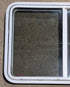 Used White Radius Emergency Opening Window : 41 1/4" W x 28 1/2" H x 2" D - Young Farts RV Parts