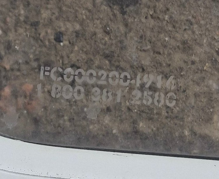 Used White Radius Emergency Opening Window : 45 1/2