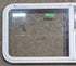 Used White Radius Emergency Opening Window : 45 1/2" W x 21 1/4" H x 1 7/8" D - Young Farts RV Parts