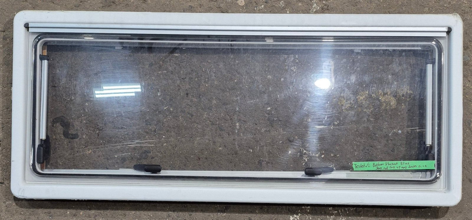 Used White Radius Emergency Opening Window : 46 5/8