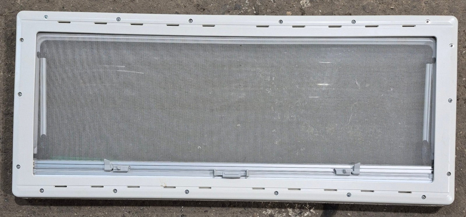 Used White Radius Emergency Opening Window : 46 5/8