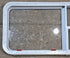 Used White Radius Emergency Opening Window : 47 1/2" W x 21 1/4" H x 2" D - Young Farts RV Parts